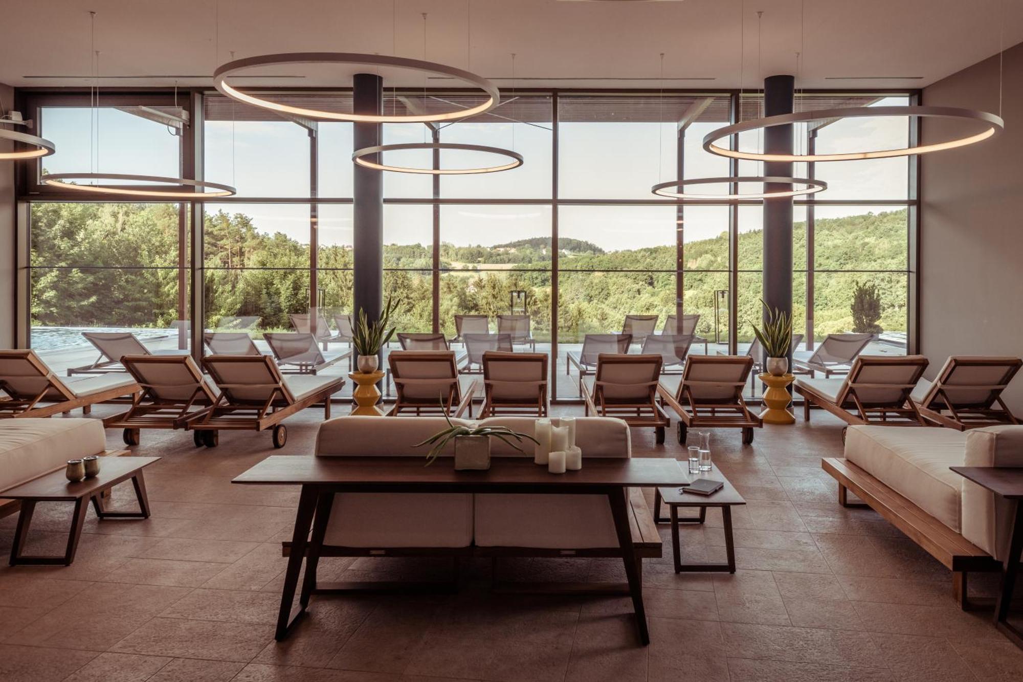 Falkensteiner Balance Resort Stegersbach - Adults Only Eksteriør billede The spa at the Hotel